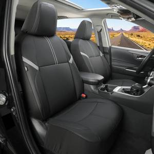 lot 111782 image: Retails for $120 GIANT PANDA Rav4 Seat Covers Custom Fit for Toyota Rav4,Installation-Friendly,Faux Leather,2019-2026 2020 2021 2022 2023 2024 2025,Full Set