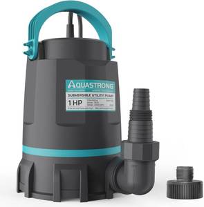 lot 211668 image: AQUASTRONG 1 HP Sump Pump 4500 GPH Submersible Water Pump for Water Removal