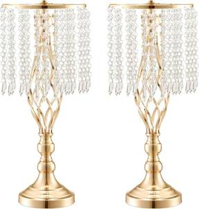 lot 311564 image: VEVOR 12PCS Metal Wedding Gold Centerpieces for Table 19.3,Holders for Tables, Wedding Dinner Party and Ceremony Decor
