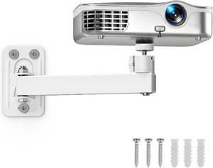 lot 311615 image: Projector Stand, Projector Wall Mount with 14-Inch Thread, White