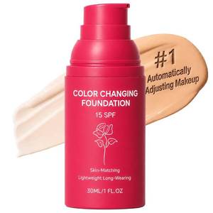 lot 411553 image: Korean Color Changing Foundation   Automatically Adjusting Makeup Application, Adapting to Your Skin Tone, Concealing Fine Lines and Wrinkles