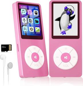 lot 411559 image: MP3 Player with 32GB TF Card,Built-in HD Speaker,Portable HiFi Music Player with VideoVoice RecorderFM RadioPhoto ViewerE-Book Player for Kids
