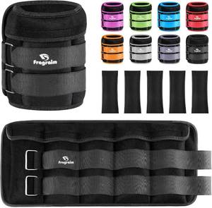 lot 171444 image: Adjustable Ankle Weights 1-3456810121520 LBS Pair with Removable Weight for Jogging, Gymnastics, Aerobics, Physical Therapy