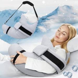 lot 171454 image: Shoulder Surgery Pillow with Cooling Cover for Post Recovery Side Sleeper and Rotator Cuff Pain Relief Must Haves After Frozen Arm Impingement Surgical Support Elevation Supplies, Machine Wash