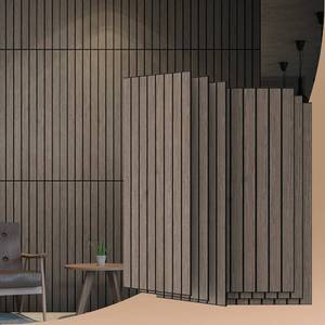 lot 171481 image: 6 Pack 47.2x23.6 Acoustic Panels, Sound Absorbing Panels, Natural-Walnut