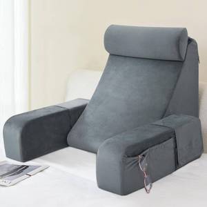lot 271499 image: ENITYA Back Pillow for Bed Sitting up with Armrests and Firm Back Support