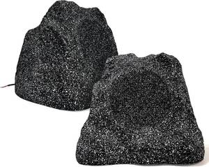 lot 371443 image: Retails for $180 STUDIOFINIX Outdoor Rock Speakers Waterproof, 600 Watt 8 Inch Superior Timbre IPX7 Weatherproof Design for Garden,Patio,Pool,Deck,BBQ (Pair)