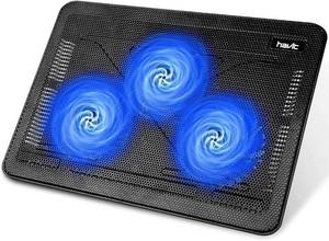 lot 371466 image: havit HV-F2056 Laptop Cooling Pad for 15.6-17 Inch Laptops, Black