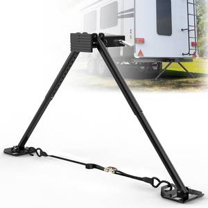 lot 371473 image: RV Hitch Stabilizer for 2 Receivers, Adjustable RV Hitch Mount Stabilizer