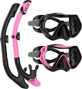 lot 471573 image: Snorkeling Gear for Adults, JRing Snorkel Set Anti Fog Goggles Dry Snorkel