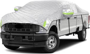 lot 471615 image: Hail Car Cover for Full-Size Truck 238-248 Inch, Waterproof