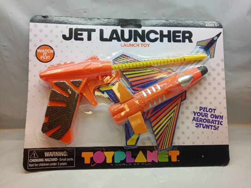 lot 2046 image: Big Time Toys Jet Launcher Launch Toy Ages 5 - Retail $12