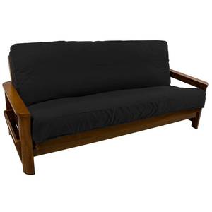 lot 2012 image: Blazing Needles Solid Twill 8 to 9-inch Full Futon Cover - Retail $47