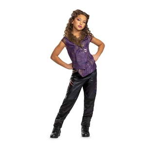 lot 2019 image: DISGUISE Willa Werewolf Costume for Kids with Plush Faux Fur Collar for Children  Large (10-12) - Retail $25