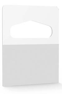 lot 2040 image: DGJM 300PCS 1-14 X 1-58 Slot Hole Self Adhesive Hanging Tabs Heavy Duty Clear Plastic Hang Tags Hook for Store Retail Display Tab - Retail $10