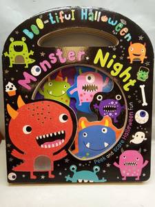 lot 2089 image: Boo Liful Halloween Monster Night Peek and Score Halloween Fun Childrens Book - Retail $5