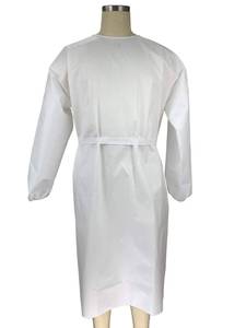 lot 2095 image: Seniorwear Disposable Isolation Gown - L, White, Large, Knee-Length, 11.81 W x 15.74 L x 0.51 H, Unisex, Adult Professionals, Healthcare Workers, Adults - Retail $8