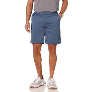 lot 2100 image: Amazon Essentials Mens Classic-Fit 9 Inseam Moisture-Wicking Golf Shorts, Functional Pockets (Available in Big & Tall), Indigo Blue, 36 - Retail $23