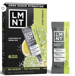 lot 19578 image: LMNT Zero Sugar Electrolyte Drink Mix Citrus 5 Pack