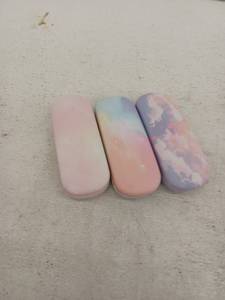 lot 19587 image: Sixwipe 3 Pcs Hard Shell Eyeglasses Case Emerald Marble