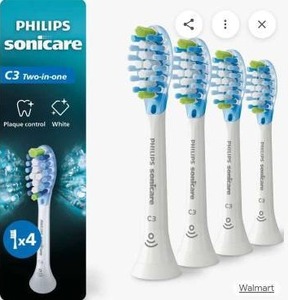 lot 19589 image: Philips Sonicare C3 Plaque Control Toothbrush Heads, 16 Count