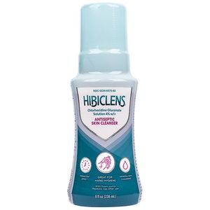 lot 19605 image: Hibiclens Antiseptic Skin Cleanse Foam Pump 8 fl oz (Lot Of 6)