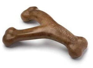 lot 19655 image: Benebone Wishbone Durable Dog Chew Toy Small