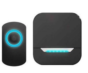 lot 19680 image: Wireless Doorbell Extender with Remote Button - 2 Pack