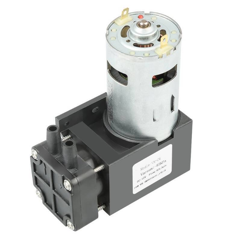 lot 1102 image: DC 12V Vacuum Pump, 42W Brushed Mini Small Oilless Vacuum Pump -85KPa 40Lmin Retail $52.99