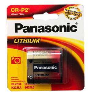 lot 1061 image: Panasonic CR-P2 Photo Lithium Battery Retail Pack - Single - Retail $11