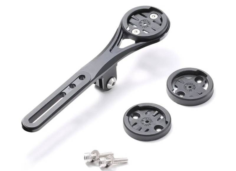 lot 28603 image: Aero Integrated Handlebar Out Front Combo Mount for Garmin Edge Wahoo Elemnt Bryton Rider Stages Dash Hammerhead Campatible with Canyon CEP Cockpits and Wilier Filante Bar Handlebar - Retail $21