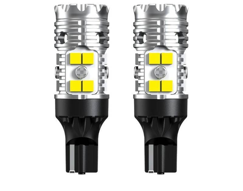 lot 28658 image: 921 LED Bulb Reverse Lights, 912 T15 Back Up Light CANBUS Error Free W16W 906 Reversing Bulb 904 916 6000K Xenon White New Upgrade Design, Plug and Play (Pack of 2) - Retail $25