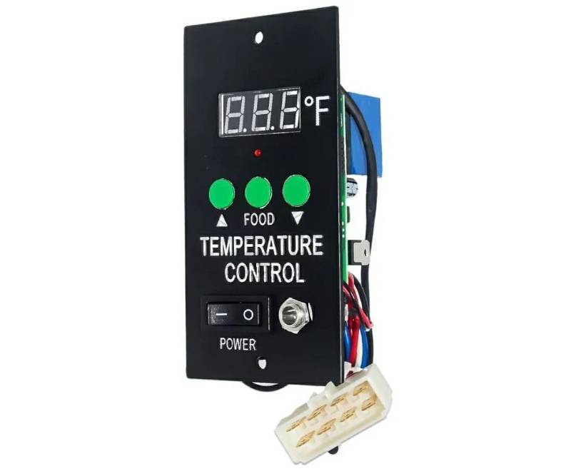 lot 28798 image: Control Circuit Board, Plug-and-Play Replacement Panel for Pellet BBQ Grills with Precise Heat Regulation - Retail $90