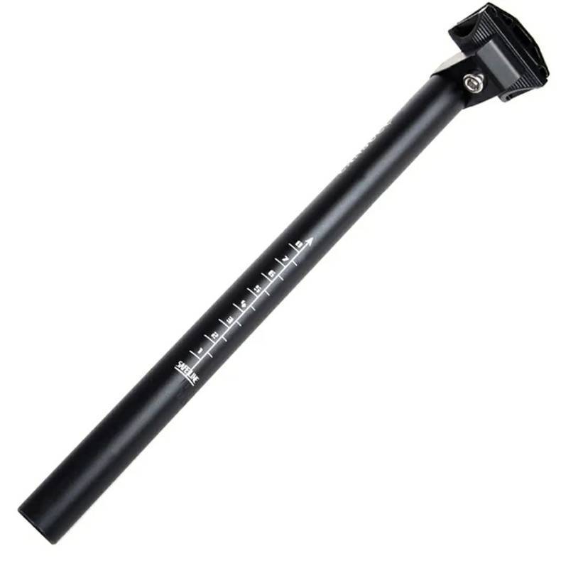 lot 28808 image: 25.427.228.630.430.8 SeatPost 350mm Bike Seat Post Suitable for Most Bicycle Mountain Bike Road Bike MTB MTN BMX (Aluminum Alloy, Black). - Retail $17