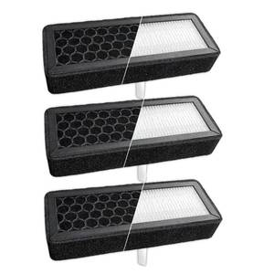 lot 38793 image: 3Pcs X2DP2S Air Filters(HEPA 13  Activated Carbon) for Bambu Lab X2DP2S 3D Printer,Dual-Layer Upgrade Replacement Filter for VOCs,Odors,PM2.5&Ultrafine Particles,Enhanced Filtration for 3D Printing - Retail $26