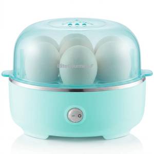 lot 38856 image: Elite Gourmet EGC115M Easy Egg Cooker, 7-Egg, BPA-Free, Retro Mint - Retail $12