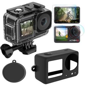 lot 38867 image: Accessories Kit for DJI Osmo Action 5 pro  43 Waterproof Case Housing Glass Screen Protector Film Silicone Case Lens Cover for DJI Action 5Pro  43 - Retail $20