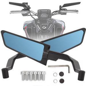 lot 38882 image: Motorcycle Mirrors Large Stealth Mirror Anti-glare Adjustable Wind Wing Side Rearview Mirror for Z650 Z900 Z1000 Duke 390 790 1290 MT07 MT09 S1000 Street Bike - Retail $37