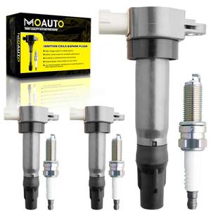 lot 38891 image: Set of 3 Ignition Coils Pack UF681 1321580003 & 3 PCS Iridium Spark Plugs Compatible with 2005-2015 Smart Fortwo 1.0L 0.8L Electric - Retail $90