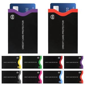 lot 38927 image: 18 Pack RFID Blocking Sleeves, Premium RFID Card Holder Credit Card Sleeves Set Smart Slim Profile Design Card Protector for Women Men - Retail $14