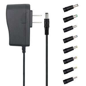 lot 38945 image: DC 5V 1A1000mA Power Supply Adapter with Replacement 8 Plugs for USB Hub TV Box Camera Speaker - Retail $12