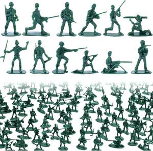 lot 4017 image: LovesTown Army Men Toy Soldiers, 200PCS, Green