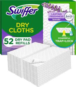 lot 4019 image: Swiffer SweepMop Dry Pads Refill, Floor Cleaner for Dirt, Dust, Lavender
