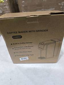 lot 4020 image: Horavie Single Serve Coffee Maker  Powers On 