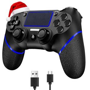 lot 4032 image: SZDILONG Wireless Controller for Ps4 ControllerProSlimPC Windows, Black