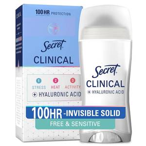 lot 4036 image: Secret Clinical Strength 100HR Sweat & Odor Invisible Solid Unscented