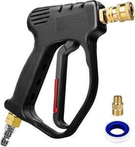 lot 4044 image: MEKOH Short Pressure Washer Gun, 4000 PSI, 10.5 GPM, 38 Quick Connect