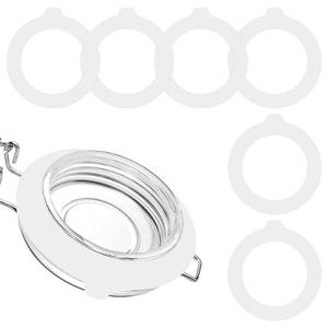 lot 4145 image: 10Pcs Silicone Jar Gaskets - Airtight Seals for 4.2-4.3 in Canning Jars