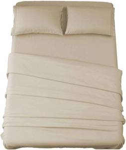 lot 4166 image: SONORO KATE Full Bed Sheet Set Super Soft Microfiber Sheets,4PC