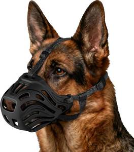 lot 4220 image: Dog Muzzle, Soft Breathable Dog Muzzles Suitable Dogs for Prevents Biting